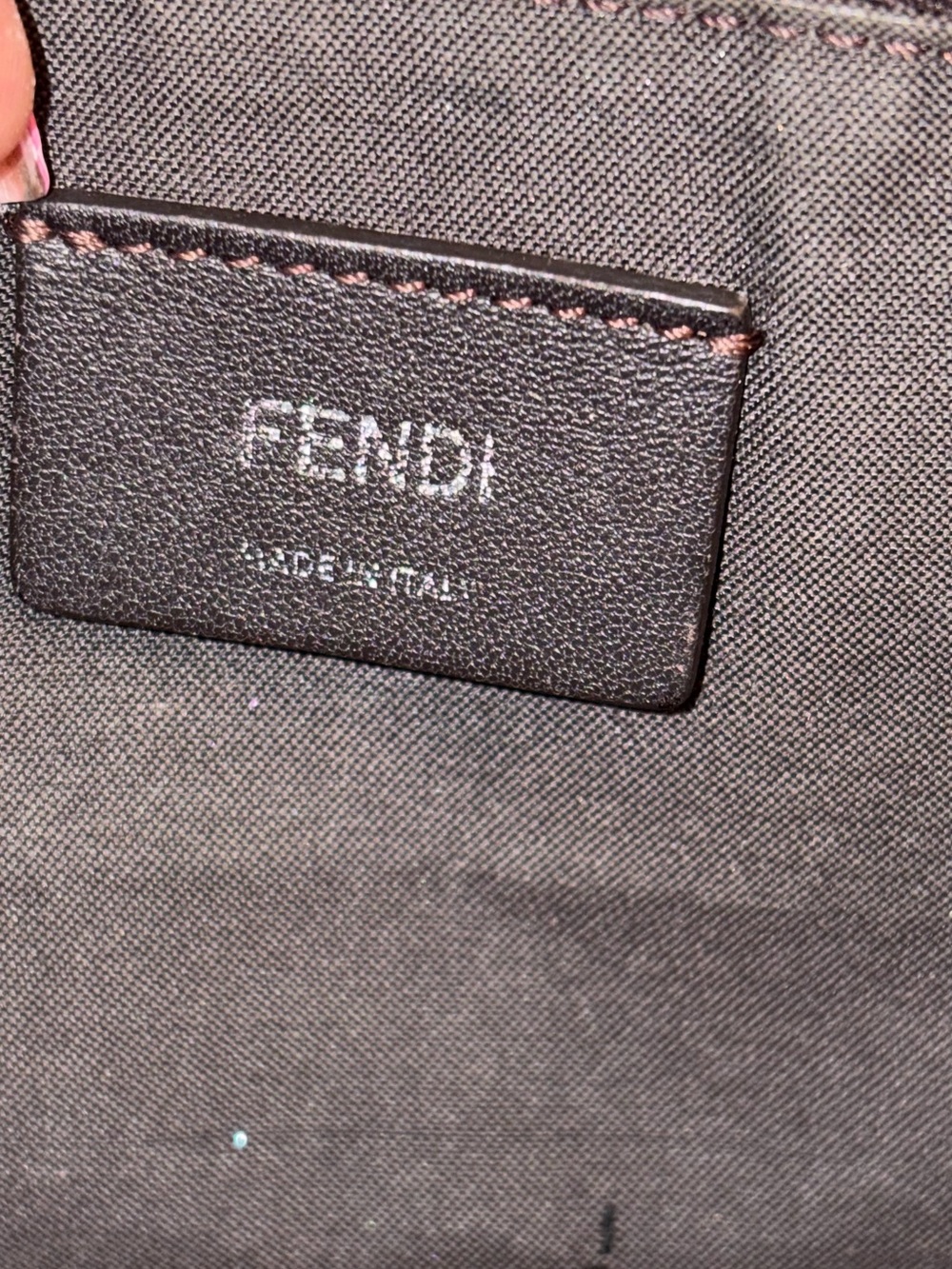 Fendi 8BL124 By the Way Medium Leather Red 2way Crossbody Handbag Made in Italy - Picture 11 of 17